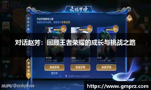 对话赵芳：回顾王者荣耀的成长与挑战之路