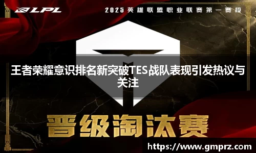 王者荣耀意识排名新突破TES战队表现引发热议与关注