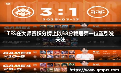TES在大师赛积分榜上以58分稳居第一位置引发关注