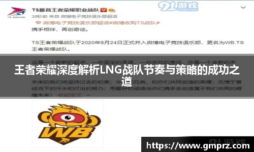 王者荣耀深度解析LNG战队节奏与策略的成功之道